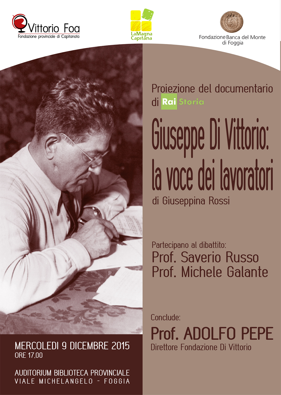 loc di vittorio proiezione documentario
